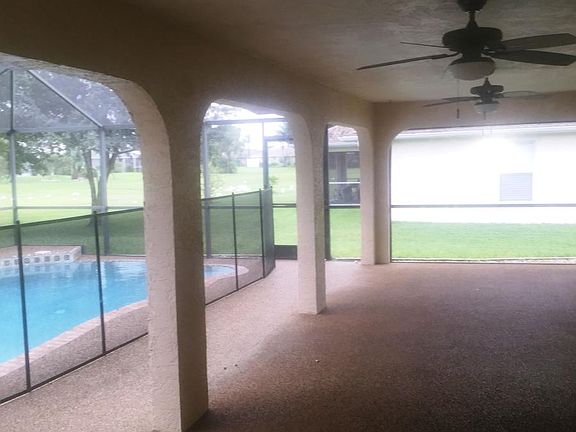 Pool and spacious lanai area
