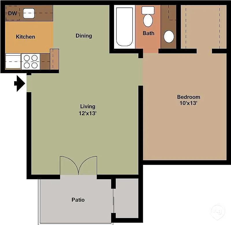 Floor plan A1U