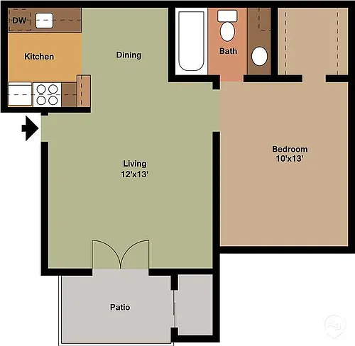 Floor plan A1D