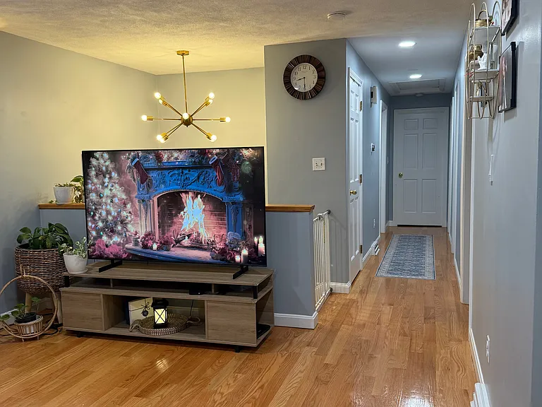 Living area and hallway