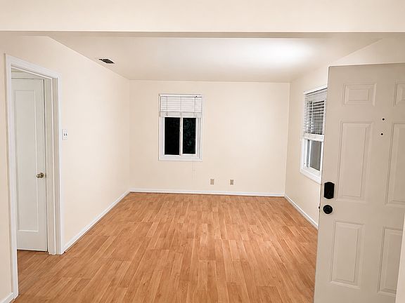 Open, bright living room layout