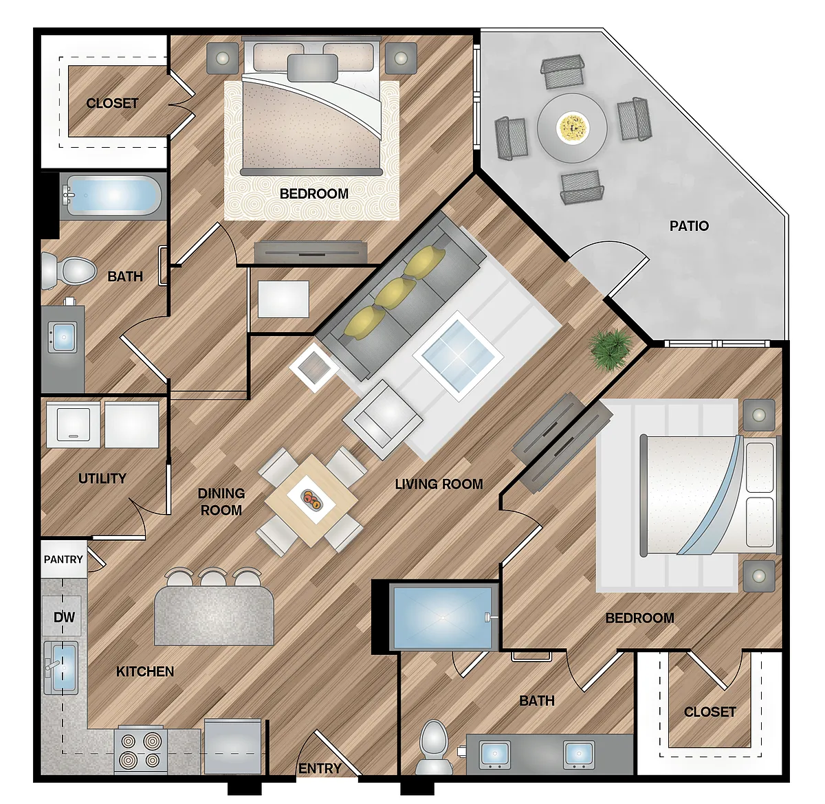Floor plan B3