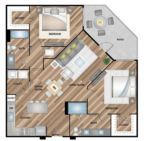 Floor plan B3