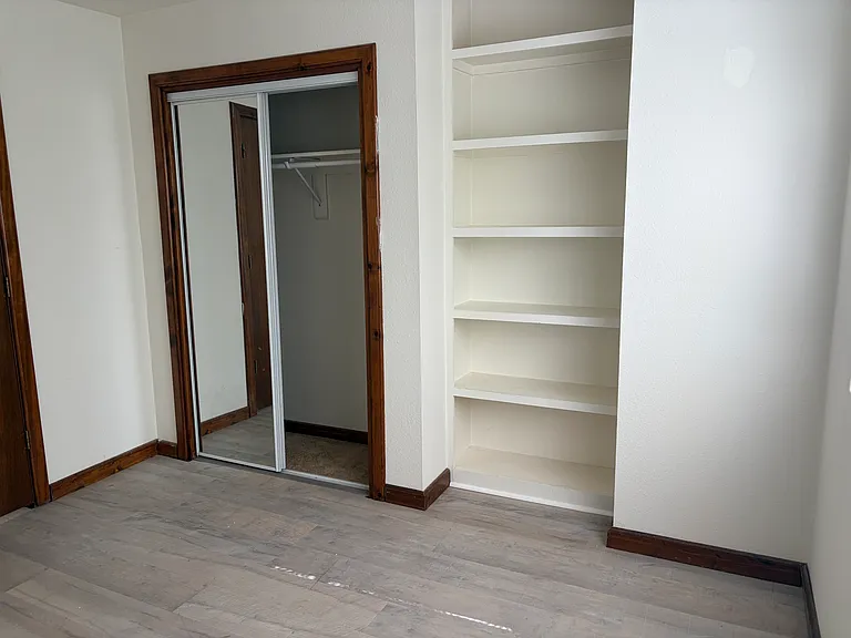 First bedroom closet