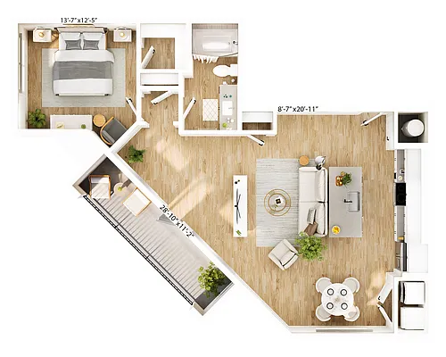 Floor plan A8