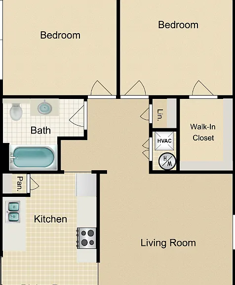 Plan 3 Floorplan Diagram