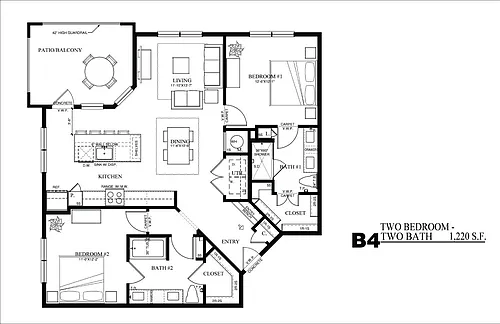 Floor plan B4