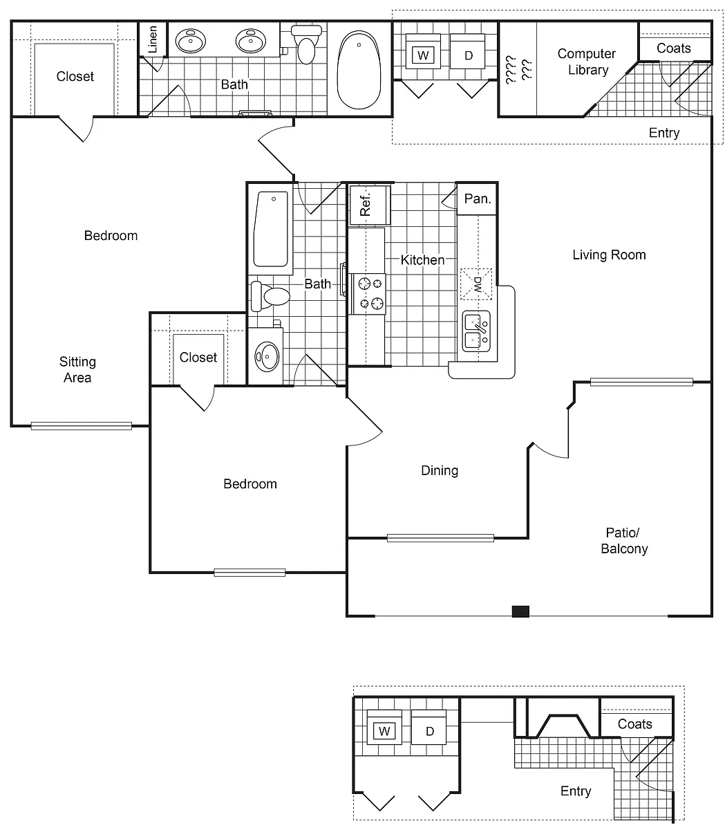 Floor plan B3