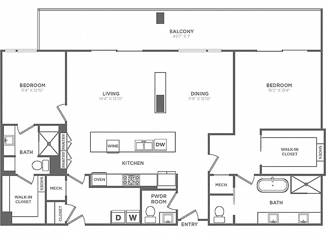 Floor plan TB7