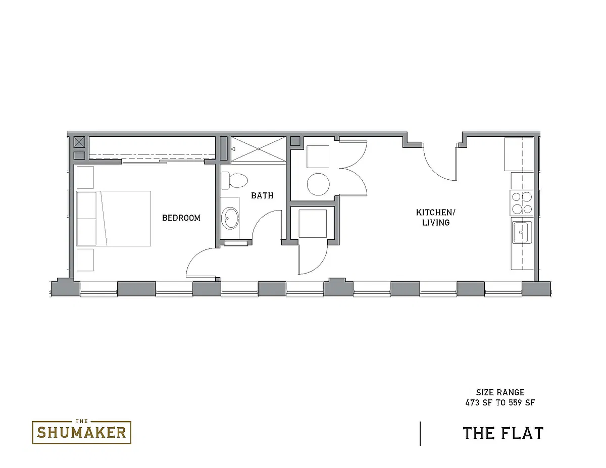 Floor plan The Flat