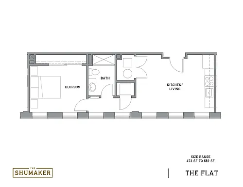 Floor plan The Flat