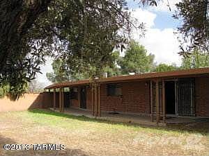 Back porch from yard to SE