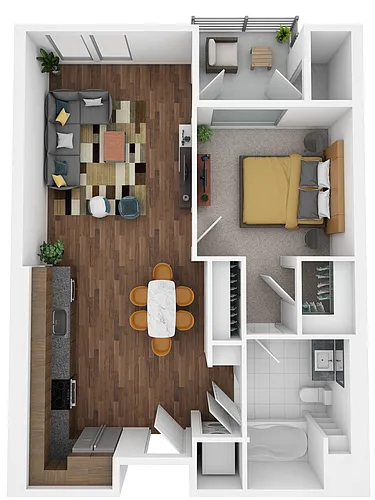 Floor plan A1C