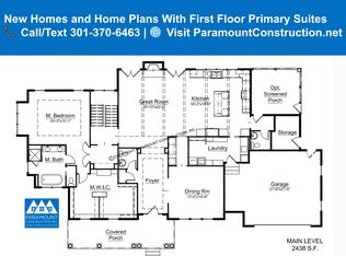 New Homes & Home Plans w/ 1st-Floor Bedrooms plan