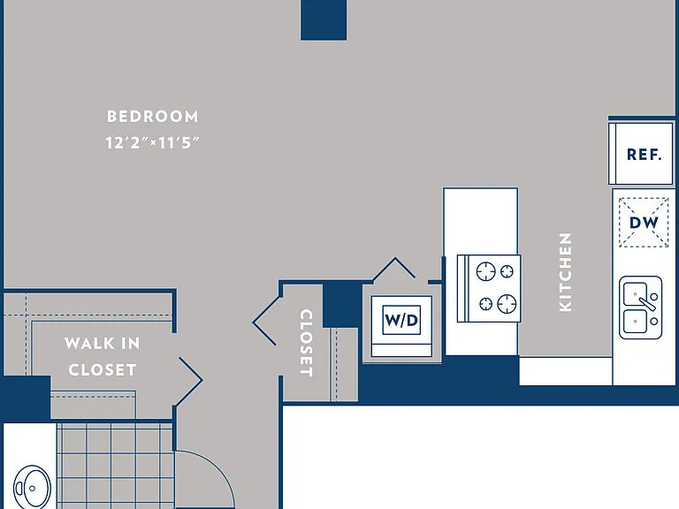 Studio / 09 floor plan One Superior Place