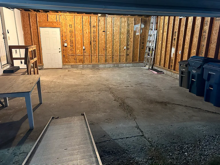 Spacious attached 2 car garage