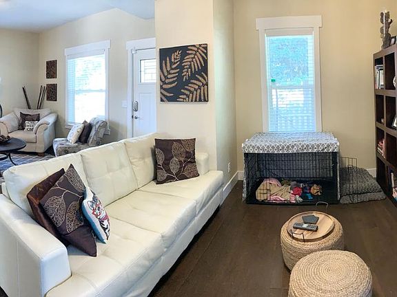 Den, Living room, dining room.