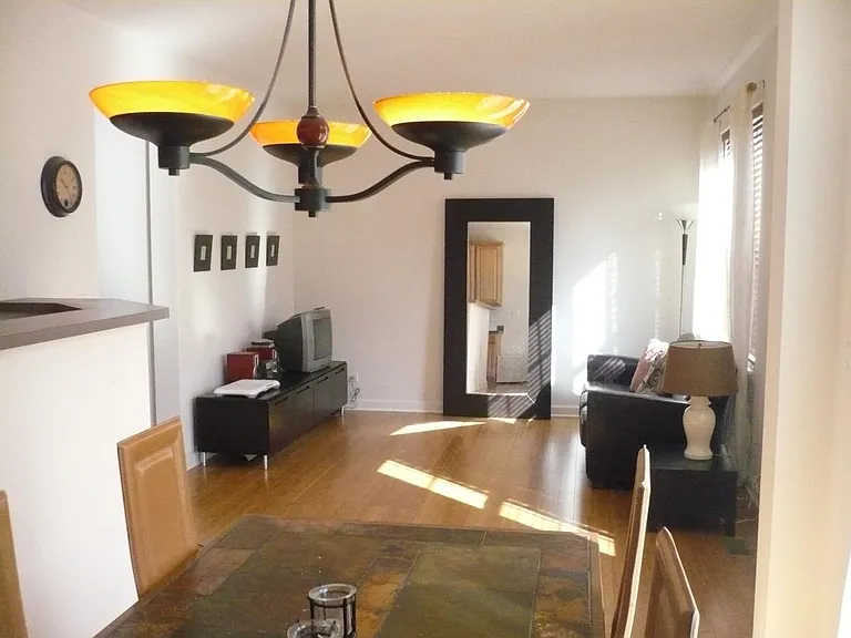 Family Room with bamboo floor