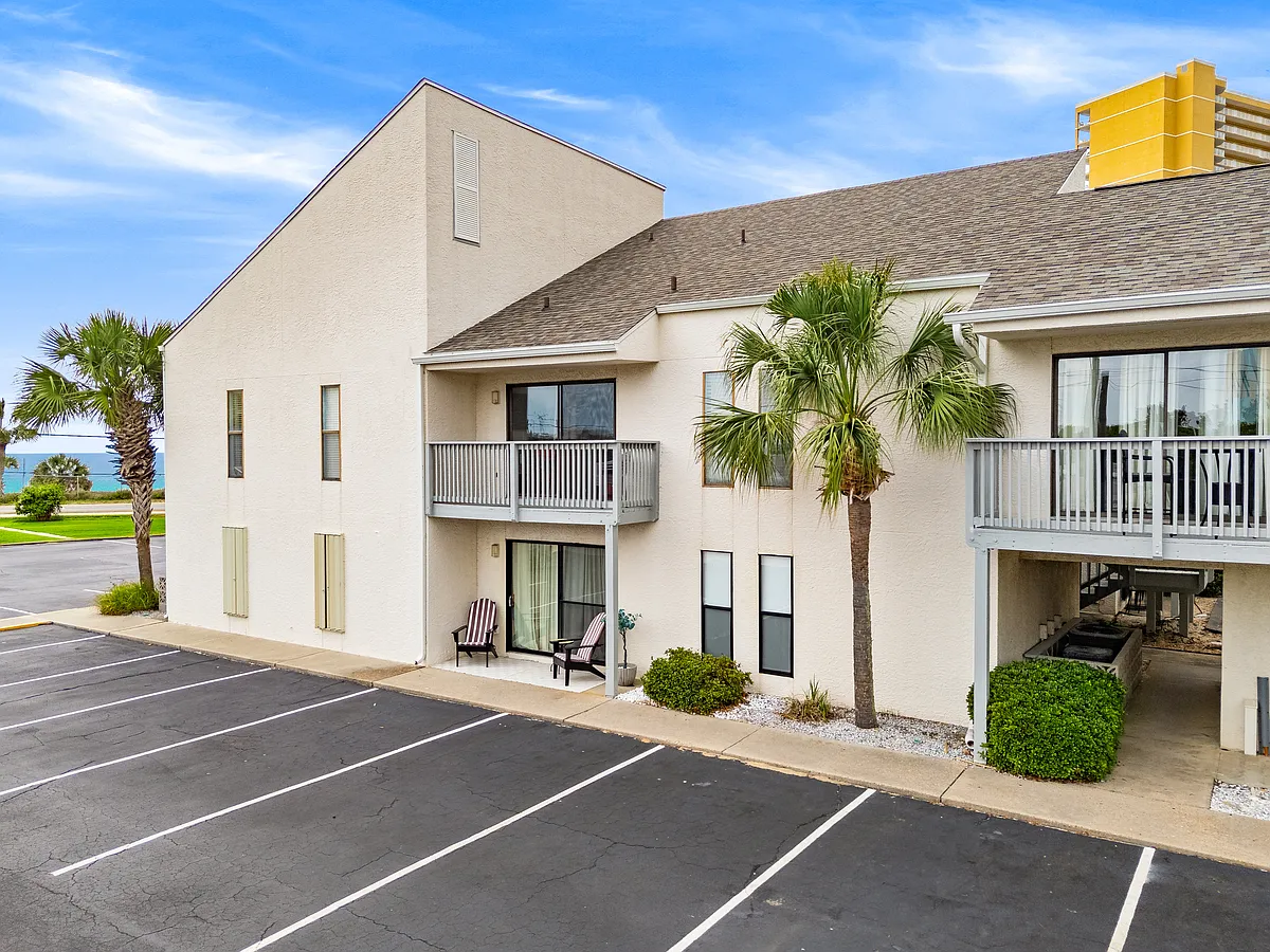 First floor, no elevators needed. Patio and parking directly at sliding glass door, yards from beach access 70. - 17614 Front Beach Rd #A10