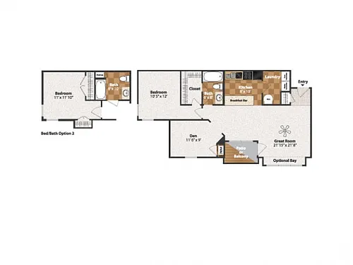 Floor plan 1BP