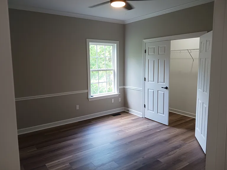 Bedroom #2 on main level with large walk-in closet