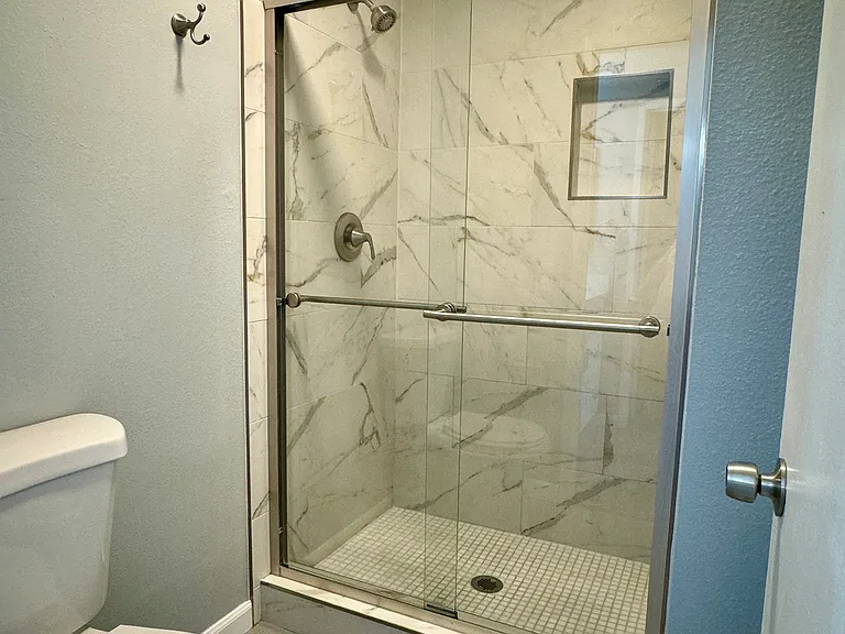 Shower in Primary Bedroom
