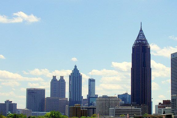 City view from living room