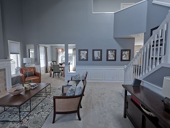 Living Room w/Custom millwork