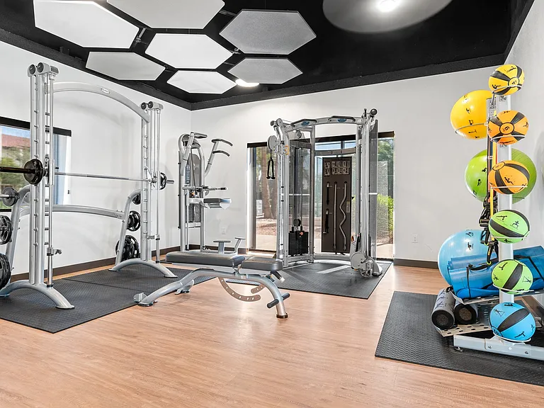The NEW gym at La Privada in North Scottsdale, AZ