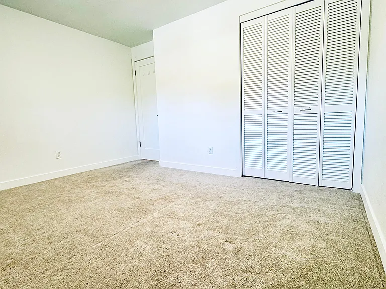 guest bedroom closet view