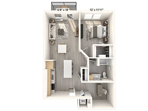 Floor plan A1D-1