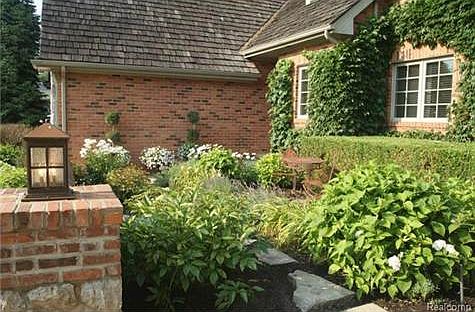 Bloomcrest gardens at front entry.