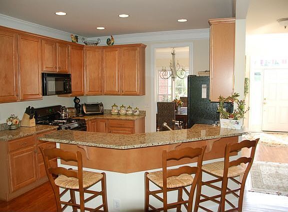 Kitchen with Granite Counters