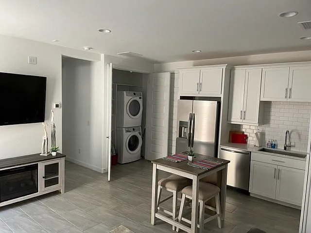 This is a furnished home. Please let me know if you need something added, and I will see what I can do.