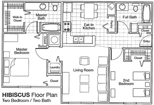 Floor plan 2X2
