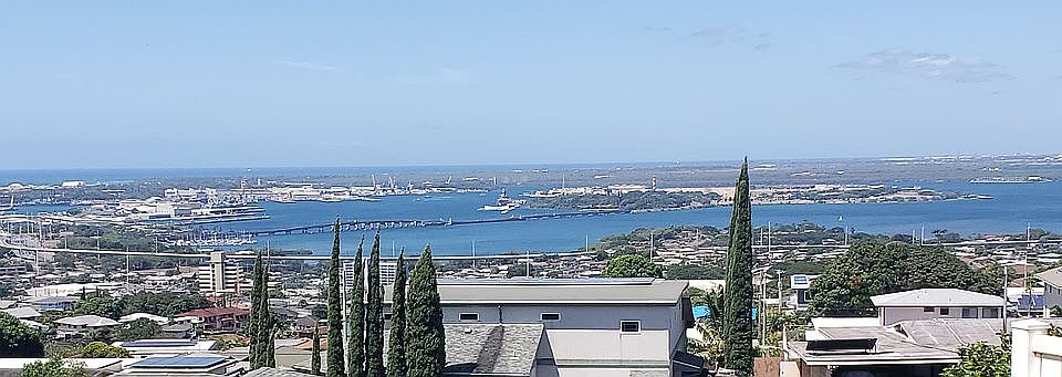 View from the back patio