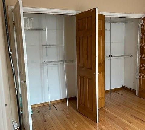 Bedroom storage closets