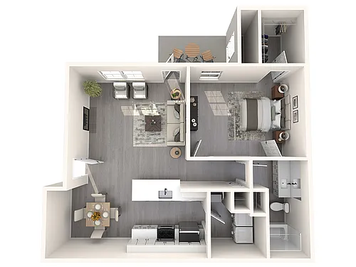 Floor plan The Woods - Deck