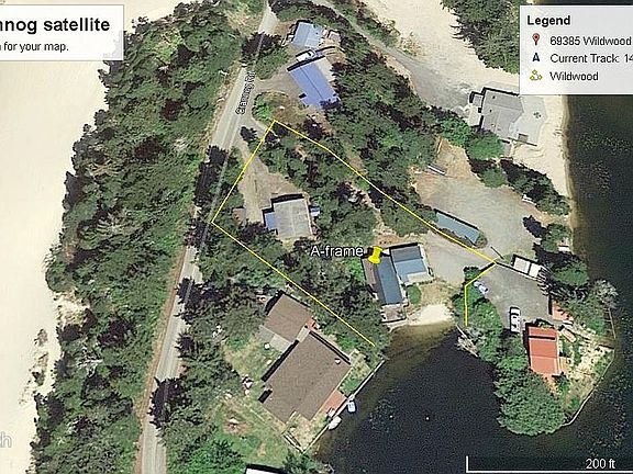 Satellite view of lot