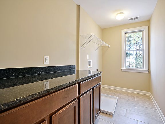 Laundry with folding table