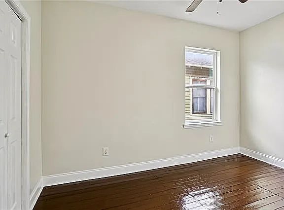 Bedroom 1 with its own closet.