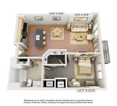 Floor plan Powell