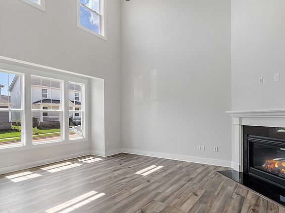Family Room of The Grayson Design by DRB Homes