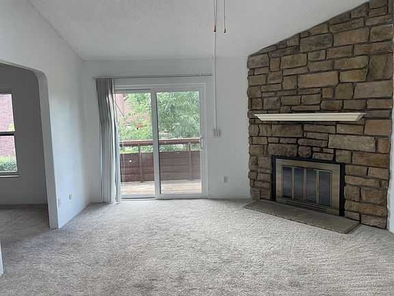 Living room opens to large bedroom