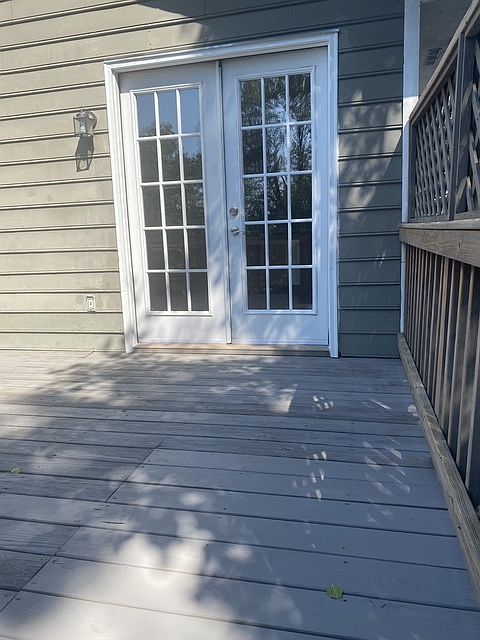 Front entrance from porch
