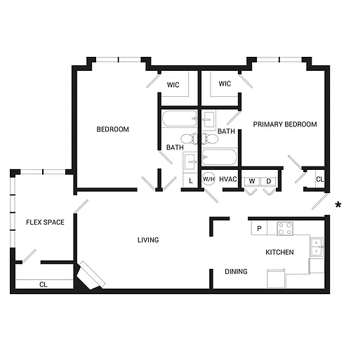 Floor plan The Beverly