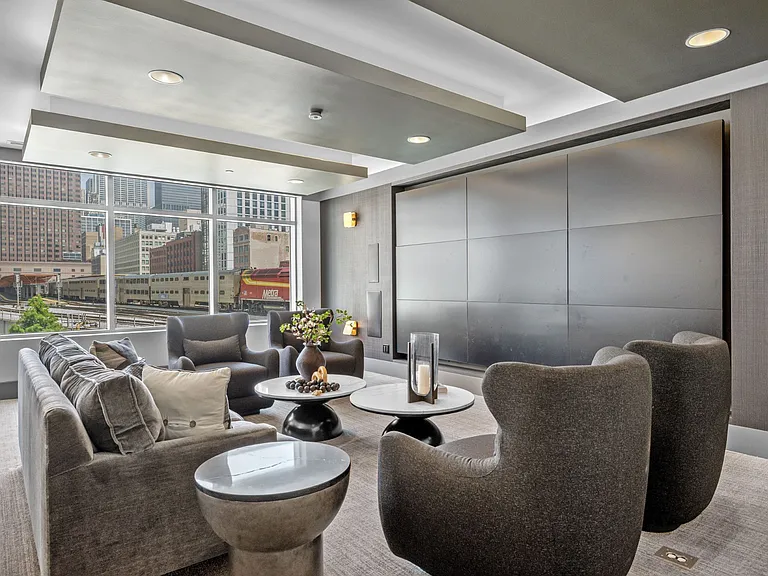 Movie Theater Space at The Elle Apartments in Chicago, IL 60605