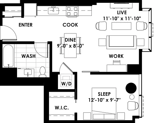 Floor plan 1A