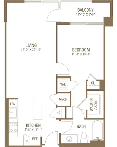 Floor plan 1F w/ Balcony Renovation 2