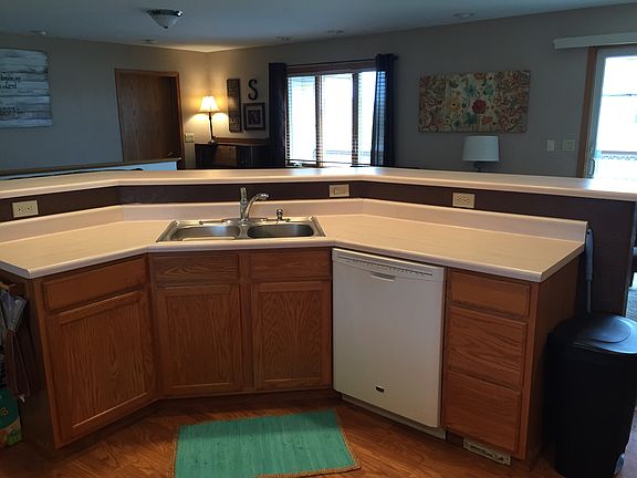 Kitchen open to Living Room